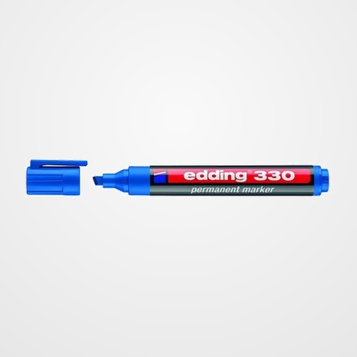 MARCADOR PERMANENTE EDDING  330 BISELADO  AZUL CLARO