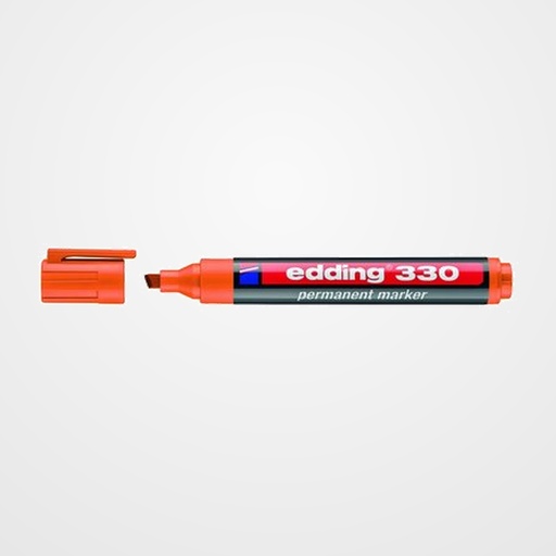 MARCADOR PERMANENTE EDDING  330 BISELADO  NARANJA
