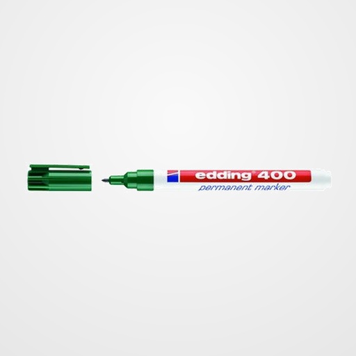 MARCADOR PERMANENTE EDDING  400 CONICO VERDE