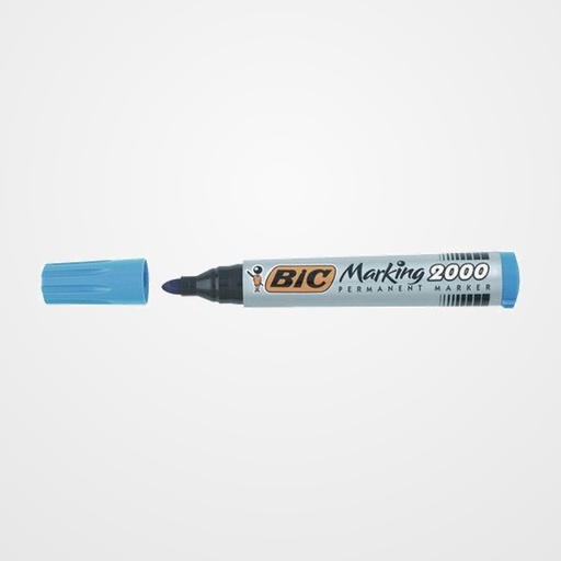 MARCADOR PERMANENTE BIC MARKING 2000 CONICO AZUL