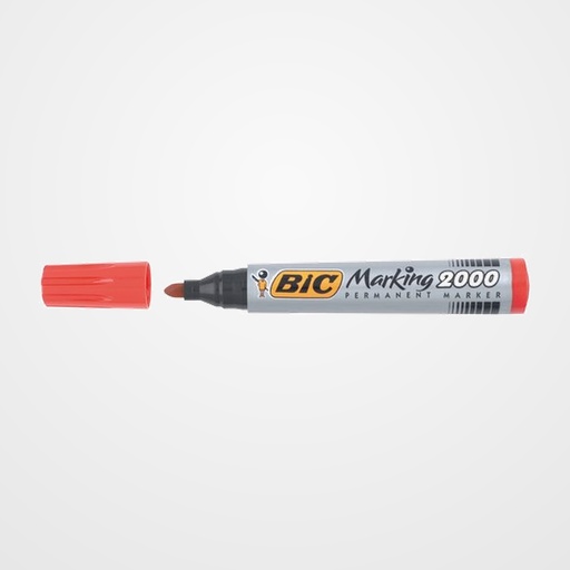 MARCADOR PERMANENTE BIC MARKING 2000 CONICO ROJO