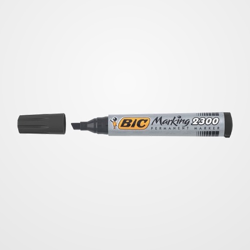 MARCADOR PERMANENTE BIC MARKING 2300 BISELADO NEGRO