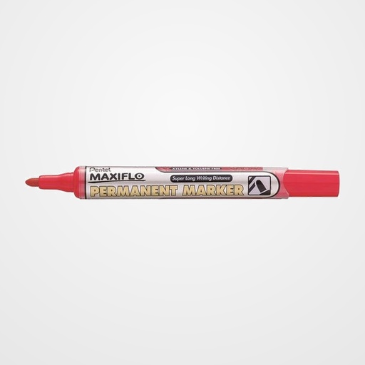 MARCADOR PERMANENTE PENTEL MAXIFLO NLF50 P.CONICA ROJO