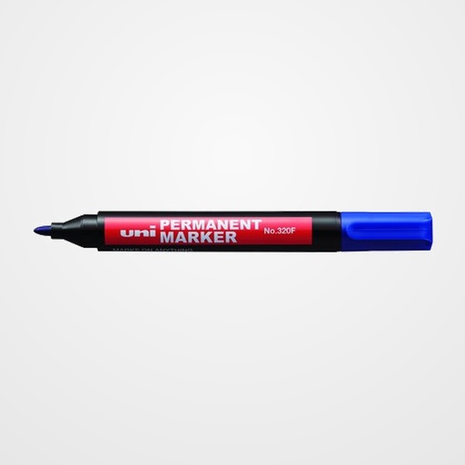 MARCADOR PERMANENTE UNI-BALL MARKER NO.320F CONICO 3,0 mm AZUL