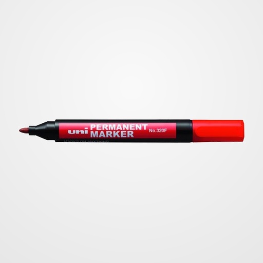 MARCADOR PERMANENTE UNI-BALL MARKER NO.320F CONICO 3,0 mm ROJO