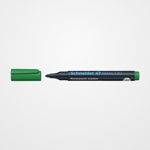MARCADOR PERMANENTE SCHNEIDER MAXX 130 CONICO VERDE