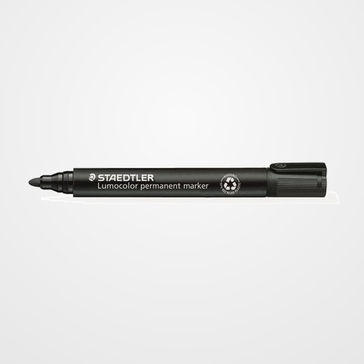 MARCADOR PERMANENTE STAEDTLER 352 LUMOCOLOR CONICO  NEGRO