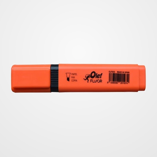MARCADOR FLUOR OLEF NARANJA
