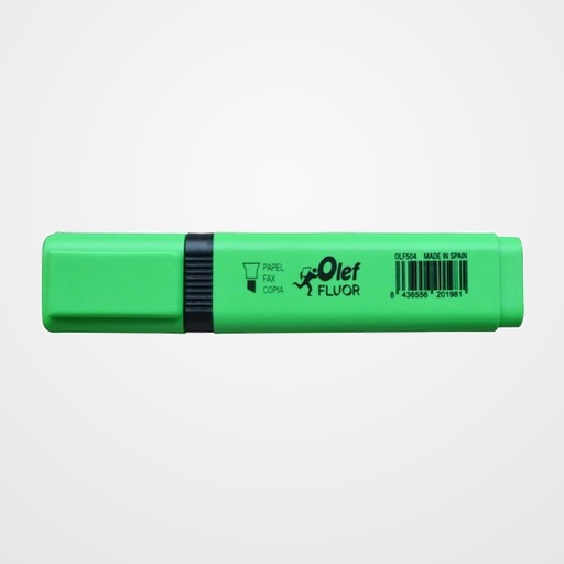 MARCADOR FLUOR OLEF VERDE