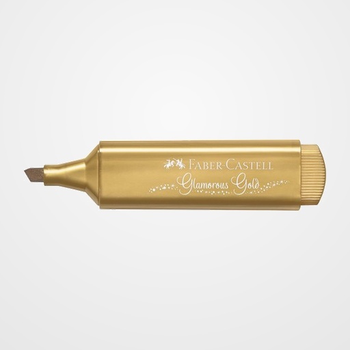MARCADOR FLUOR FABER-CASTELL TEXTLINER 1546 METALICO ORO