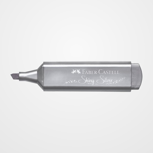 MARCADOR FLUOR FABER-CASTELL TEXTLINER 1546 METALICO PLATA