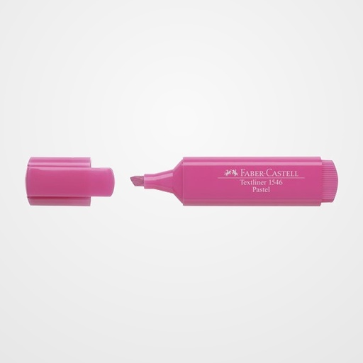 MARCADOR FLUOR FABER-CASTELL TEXTLINER 1546 PASTEL ROSA