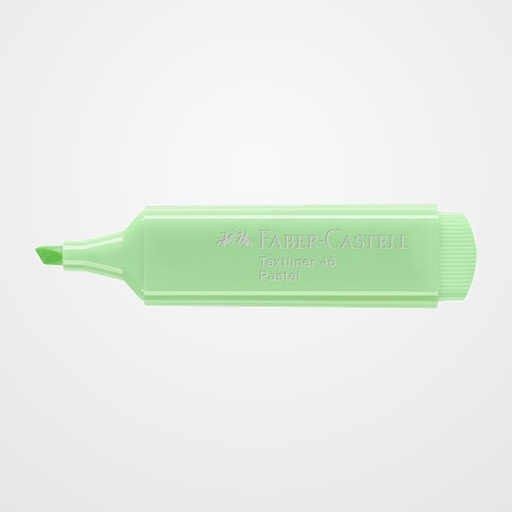 MARCADOR FLUOR FABER-CASTELL TEXTLINER 1546 PASTEL VERDE CLARO
