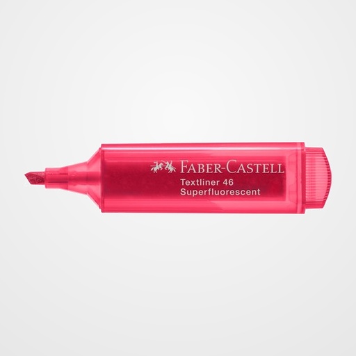 MARCADOR FLUOR FABER-CASTELL TEXTLINER 1546 ROJO
