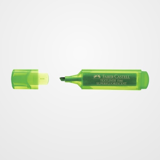 MARCADOR FLUOR FABER-CASTELL TEXTLINER 1546 VERDE