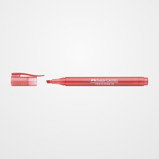MARCADOR FLUOR FABER-CASTELL TEXTLINER 38 ROJO