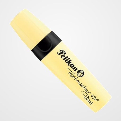 MARCADOR FLUOR PELIKAN TEXTMARKER 490  PASTEL AMARILLO (817332)