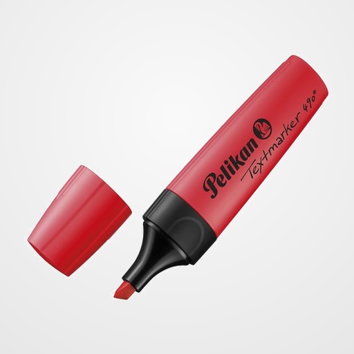 MARCADOR FLUOR PELIKAN TEXTMARKER 490  ROJO (814126)
