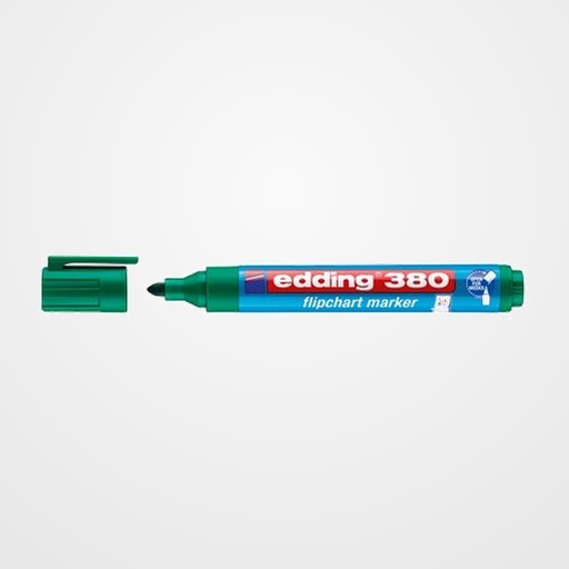 MARCADOR FLIPCHART EDDING 380 CONICO VERDE
