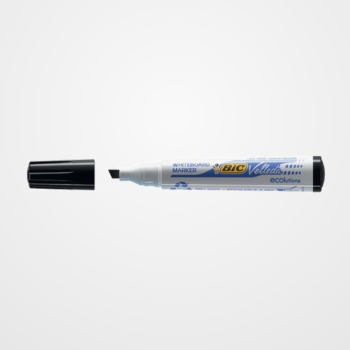 MARCADOR PIZARRA BIC VELLEDA 1751 BISELADO NEGRO