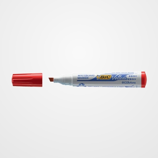 MARCADOR PIZARRA BIC VELLEDA 1751 BISELADO ROJO