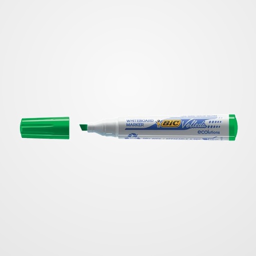 MARCADOR PIZARRA BIC VELLEDA 1751 BISELADO VERDE