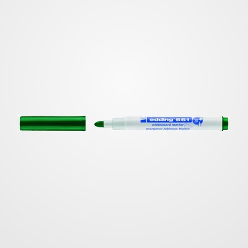 MARCADOR PIZARRA EDDING 661 CONICO  VERDE