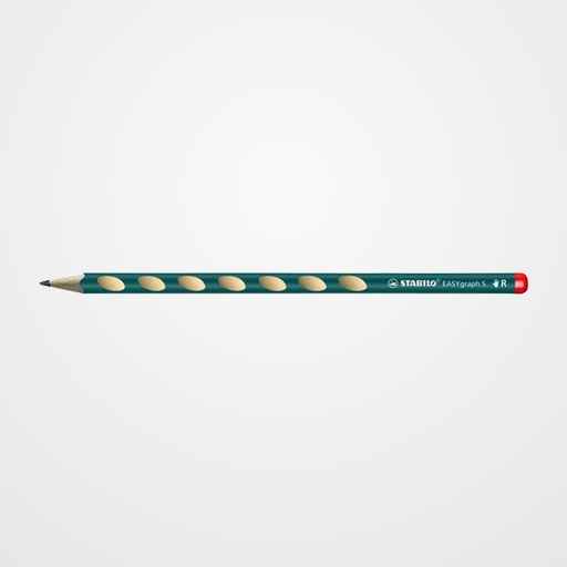 LAPIZ de GRAFITO STABILO EASY GRAPH S para DIESTROS PETROLEO - HB