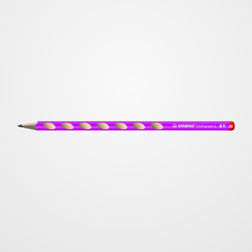LAPIZ de GRAFITO STABILO EASY GRAPH S para DIESTROS ROSA - HB