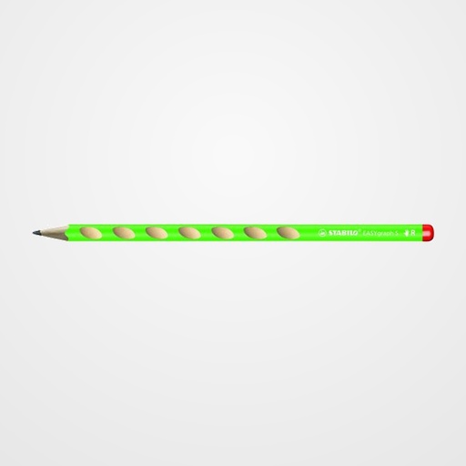 LAPIZ de GRAFITO STABILO EASY GRAPH S para DIESTROS VERDE - HB