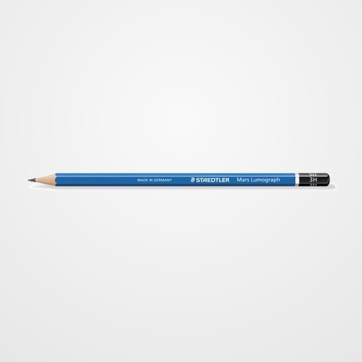 LAPIZ de GRAFITO STAEDTLER 100 LUMOGRAPH - 3H
