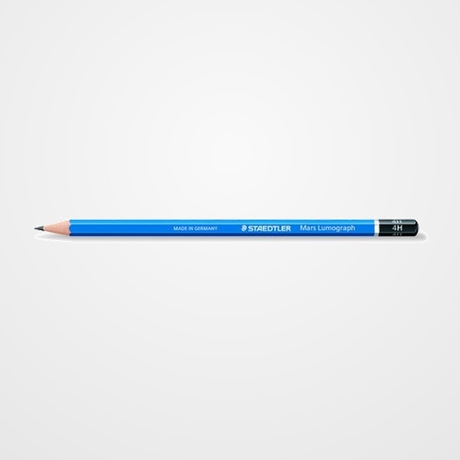 LAPIZ de GRAFITO STAEDTLER 100 LUMOGRAPH - 4H