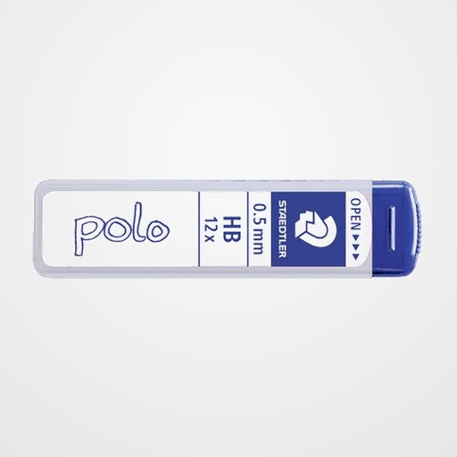 MINAS  STAEDTLER 257 POLO 0,5 - HB (TUBO de 12)