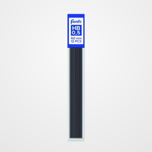 MINAS FOROFIS GRAPHITE 0,5 - HB (TUBO de 12)