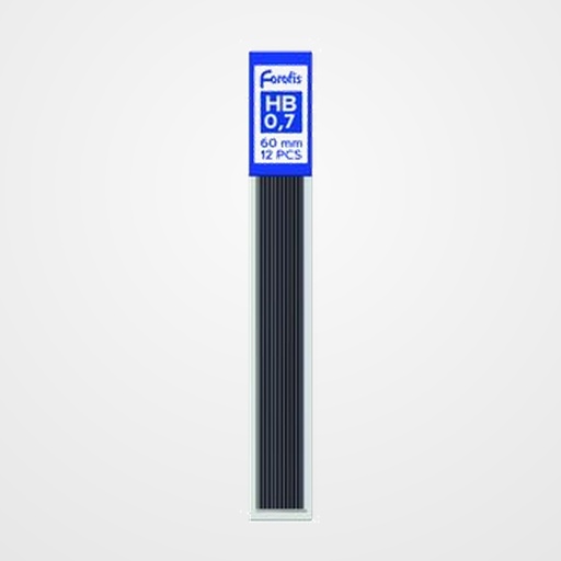 MINAS FOROFIS GRAPHITE 0,7 - HB (TUBO de 12)