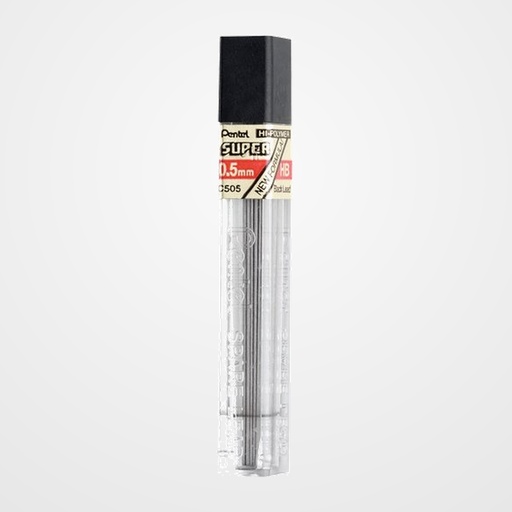 MINAS PENTEL 0,5 - HB (TUBO de 12)
