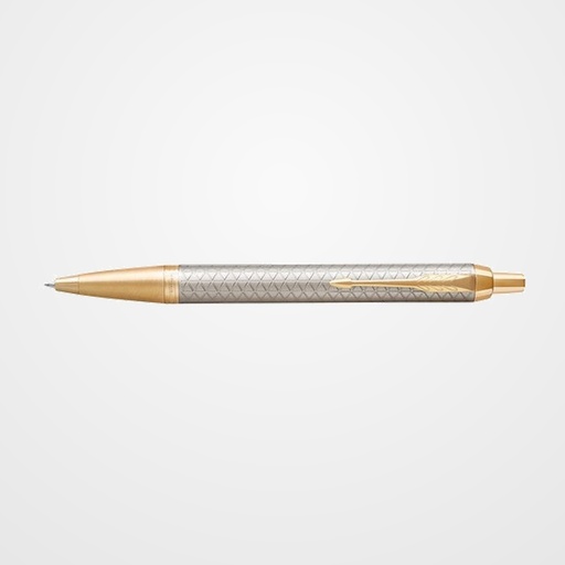 BOLIGRAFO PARKER IM PREMIUM PLATA/DORADO GT