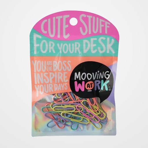 CLIP COLOR MOOVING 33mm BLISTER de 60