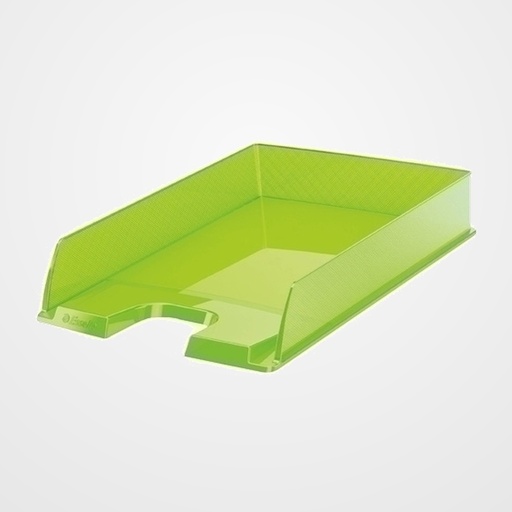 BANDEJA SOBREMESA EUROPOST TRANSPARENTE VERDE