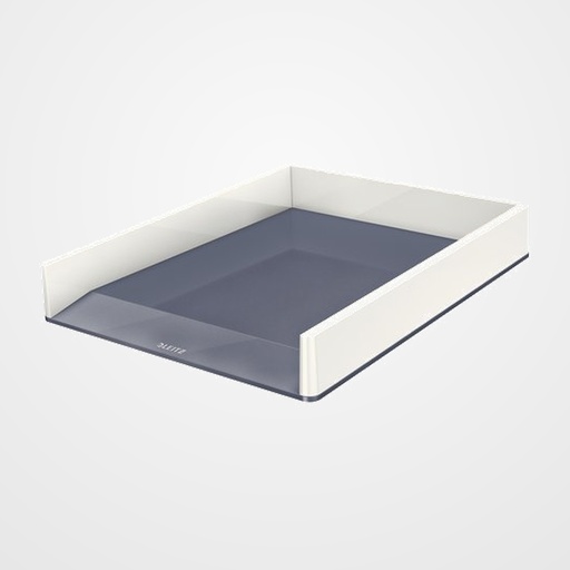 BANDEJA SOBREMESA LEITZ WOW DUAL BLANCO PERLA/GRIS