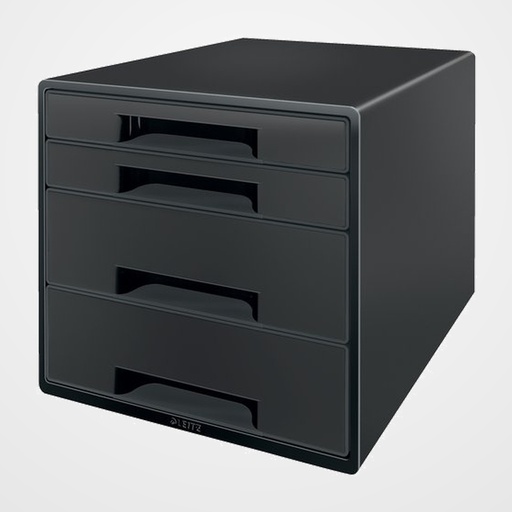MODULO LEITZ RECYCLE 4 CAJONES NEGRO