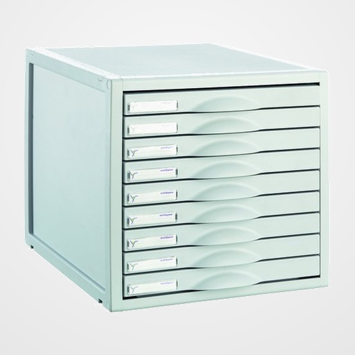 MODULO ARCHISYSTEM 9 CAJONES GRIS