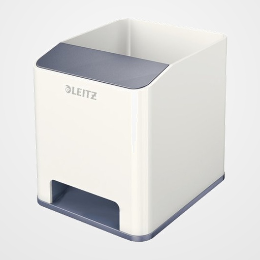 CUBILETE LEITZ WOW DUAL BLANCO PERLA/GRIS