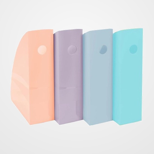 REVISTERO PLASTICO EXACOMPTA MAG-CUBE AQUAREL SET de 4