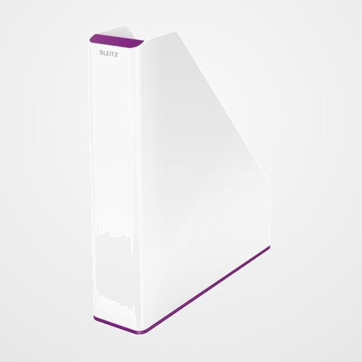 REVISTERO PLASTICO LEITZ WOW DUAL VIOLETA/BLANCO