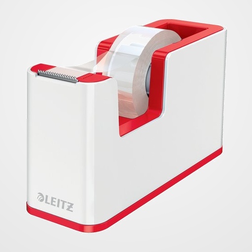 PORTARROLLOS LEITZ WOW DUALC/CINTA ROJO y BLANCO