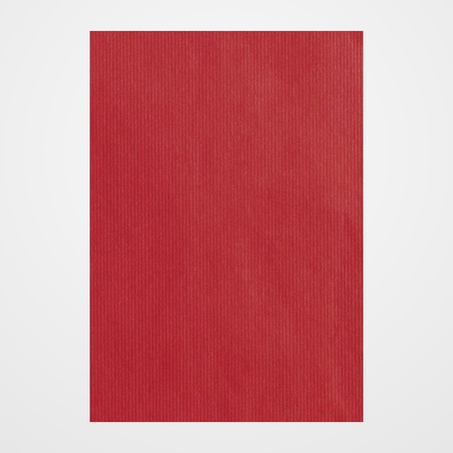 BOLSA de PAPEL TV ASA TROQUELADA KRAFT 31x47+7 cm ROJO PAQUETE de 25