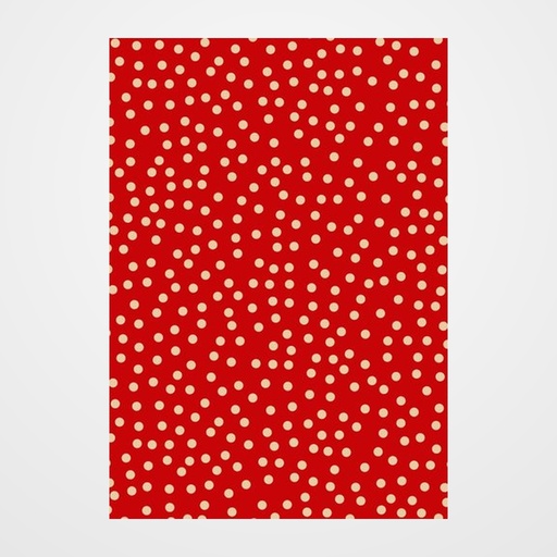 SOBRE PARA REGALO TV 11x21+5 cm. CONFETTI ROJO PAQUETE DE 25