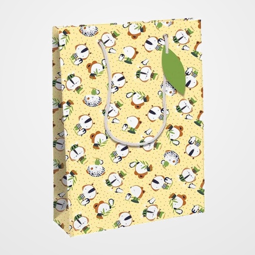 BOLSA de PAPEL CLAIREFONTAINE EXCELLIA DECORADO C/ASAS 33x27x14cm COLEGAS PACK DE 6