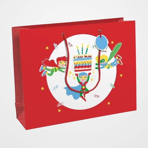 BOLSA de PAPEL CLAIREFONTAINE EXCELLIA SHOPPING 37.3x11.8x27.5cm POWER PACK DE 6